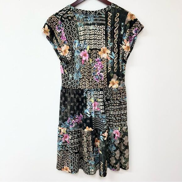 Johnny Was Weller Tiered Hem Dress XS - Picture 8 of 8